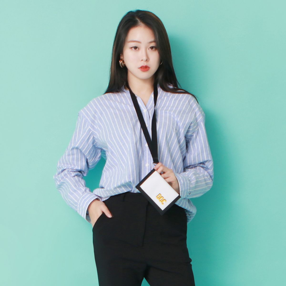 드레피소드(DREPISODE) [랜야드증정] DQC 유스턴 윙 랜야드 지갑 WALLET D2-WH