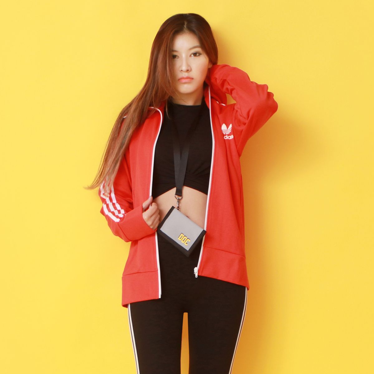 드레피소드(DREPISODE) [랜야드증정] DQC 유스턴 윙 랜야드 지갑 WALLET D2-GY