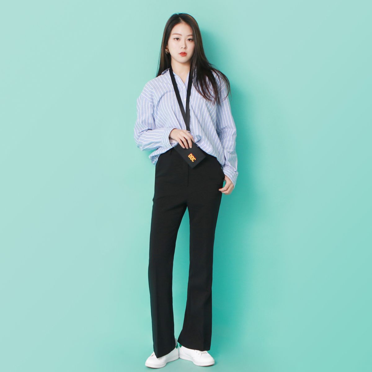드레피소드(DREPISODE) [랜야드증정] DQC 유스턴 윙 랜야드 지갑 WALLET D2-BK