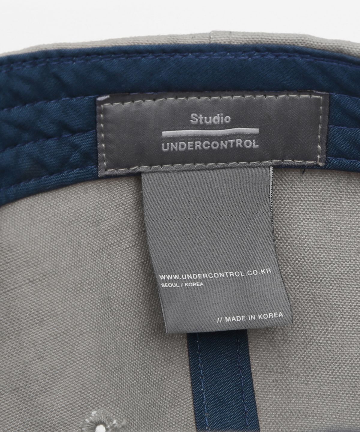 언더컨트롤 스튜디오(UNDERCONTROL STUDIO) 사계절 베이직 캐주얼 야구모자 6PANNEL BALL CAP / LINEN / GREY