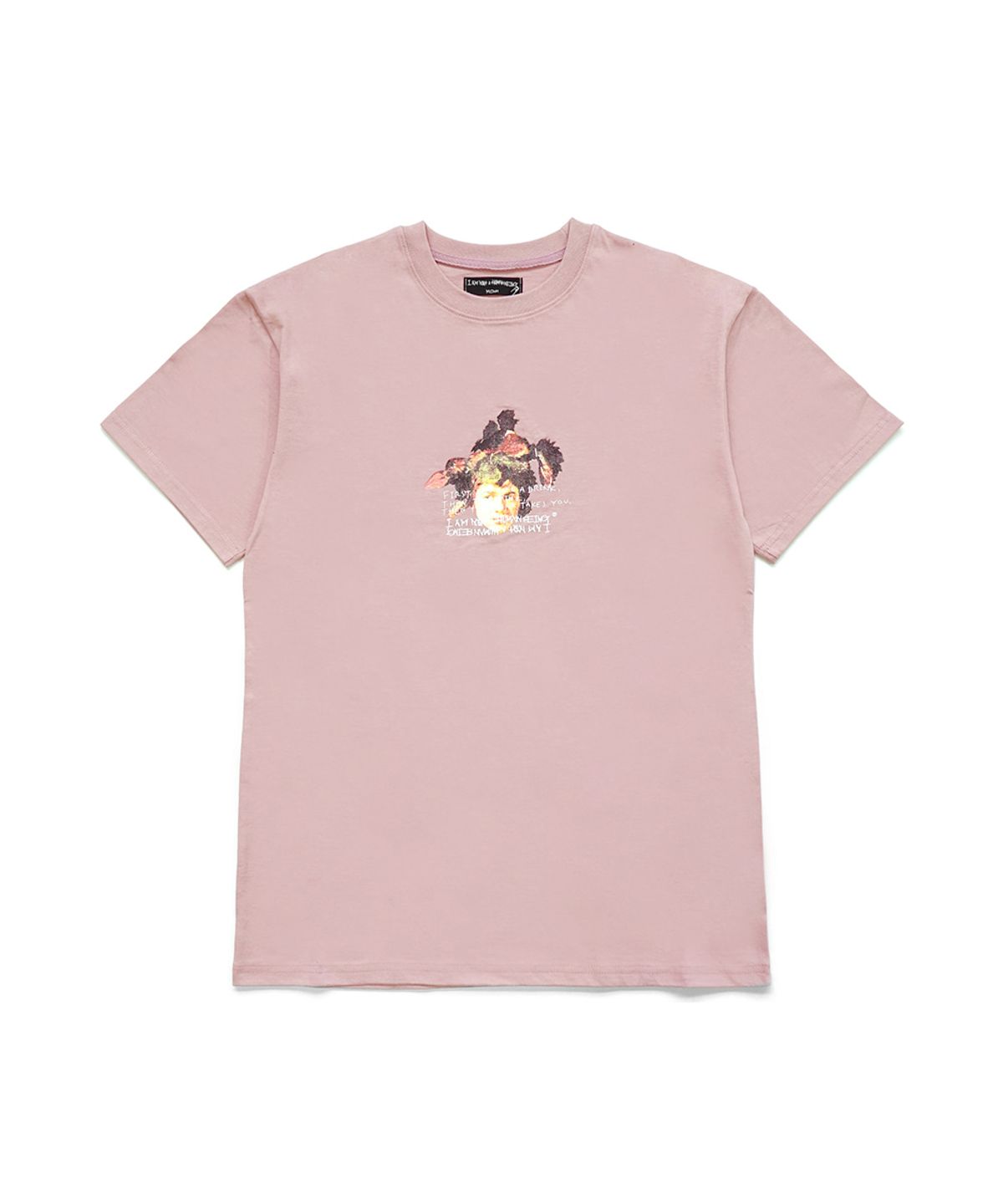 아임낫어휴먼비잉(I AM NOT A HUMAN BEING) THE DRINK TAKES YOU T-SHIRT - PINK