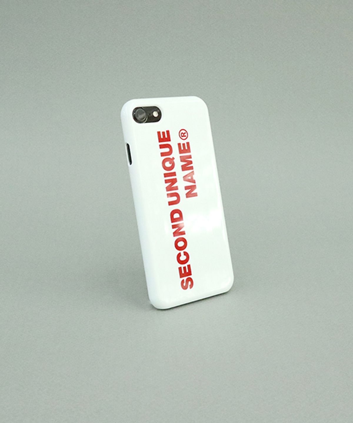 세컨드유니크네임(SECOND UNIQUE NAME) SUN CASE LOGO WHITE