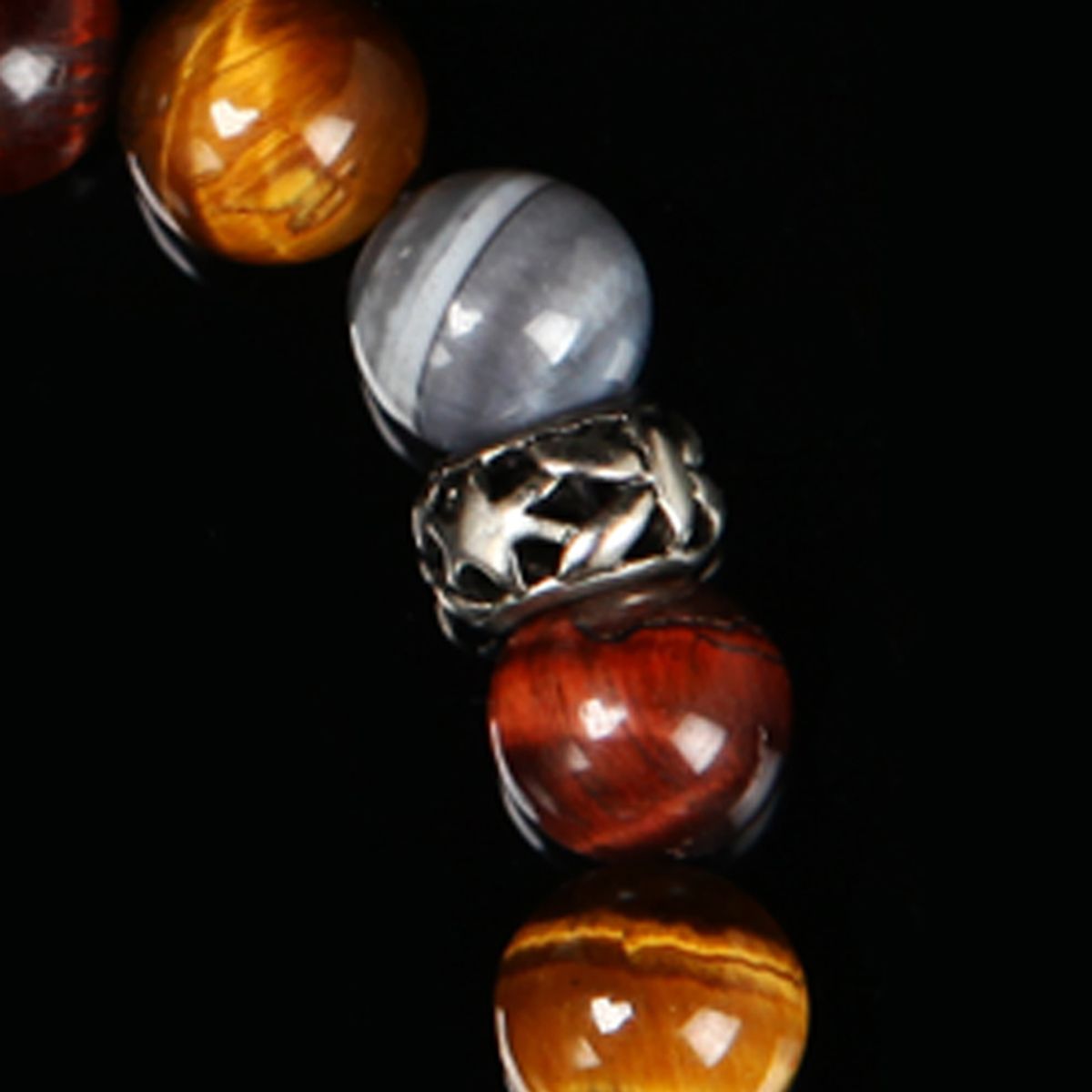 에잇볼륨(EIGHTVOLUME) EV 3 Bead Bracelet(G&R&B)