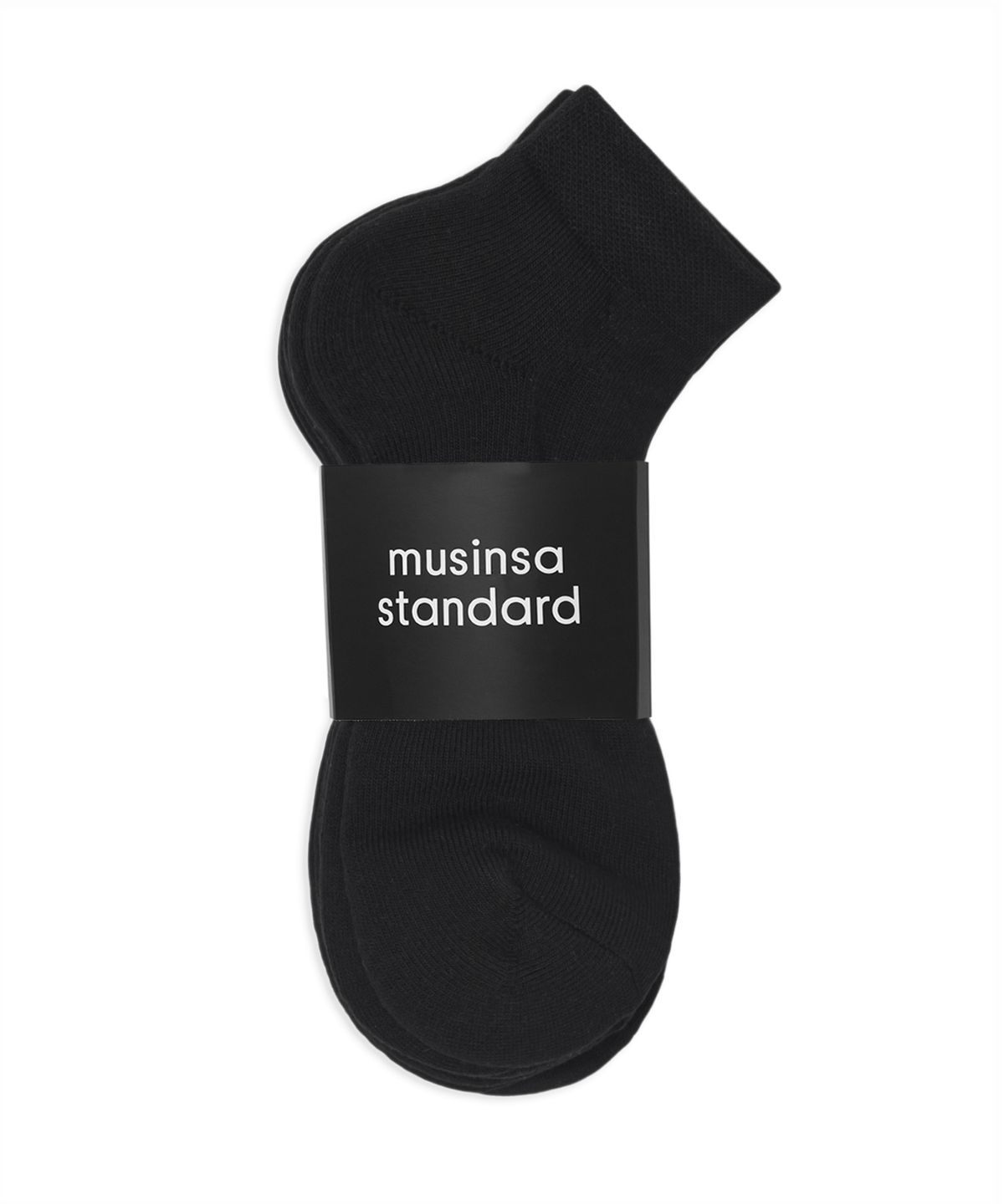 무신사 스탠다드(MUSINSA STANDARD) 스포츠 삭스 7팩 [블랙]