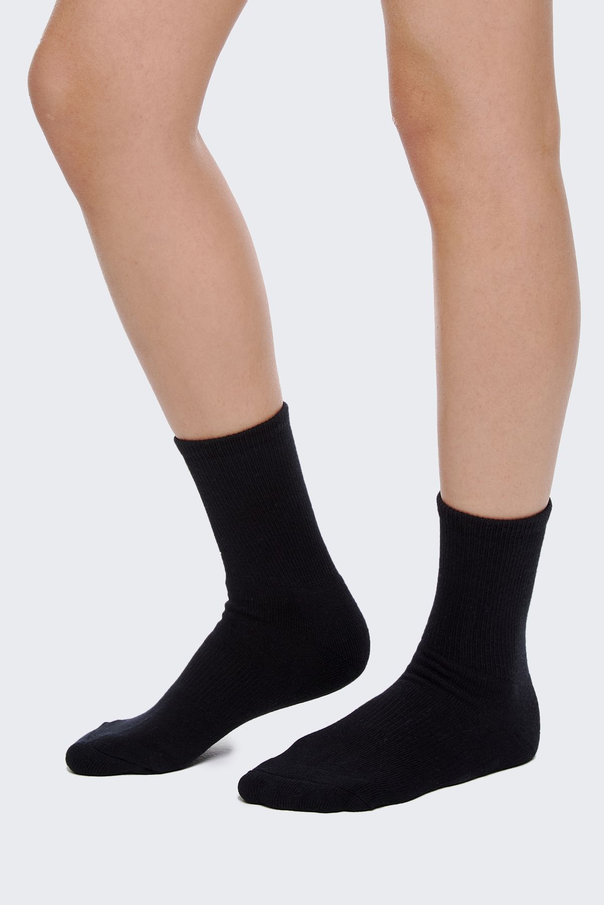 무신사 스탠다드(MUSINSA STANDARD) 크루 삭스 7팩 [블랙]