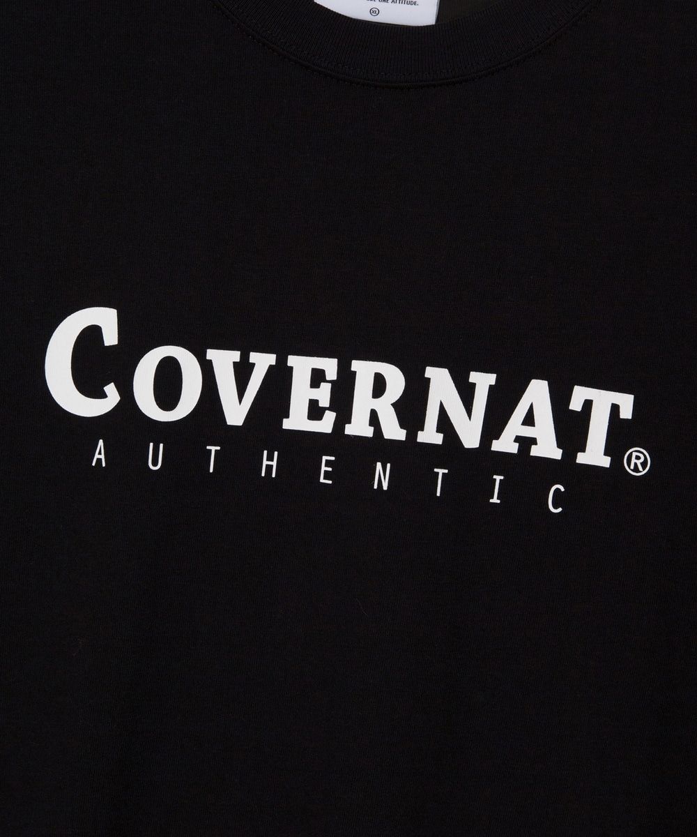 ★COVERNAT★ Small Authentic T-Shirt Black MUSINSA | COVERNAT Small Authentic Logo T-Shirt Black