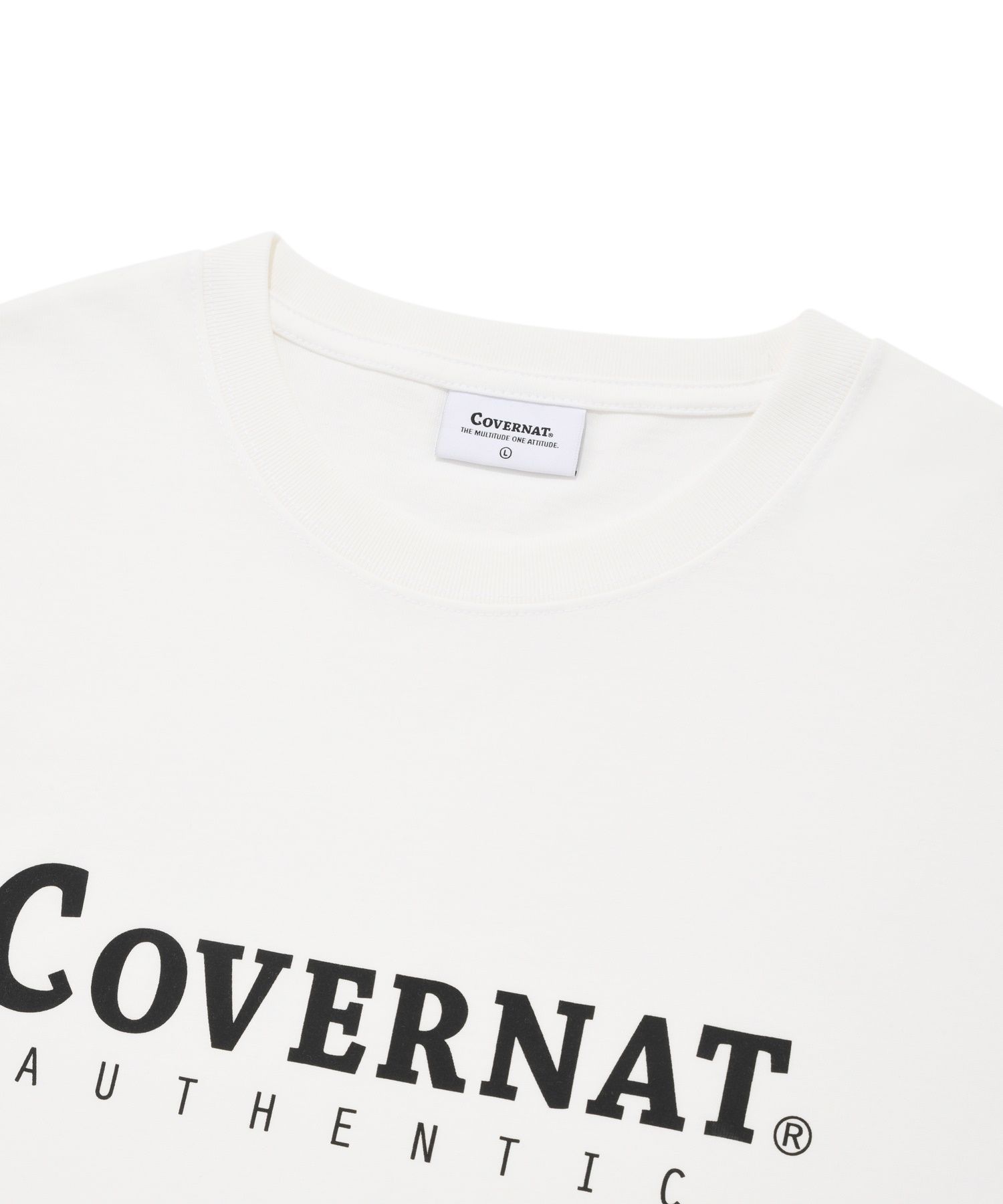 Tシャツ・カットソー COVERNAT Small Authentic T-Shirt White Authentic Logo T-Shirt White - Covernat | 60% - Asian