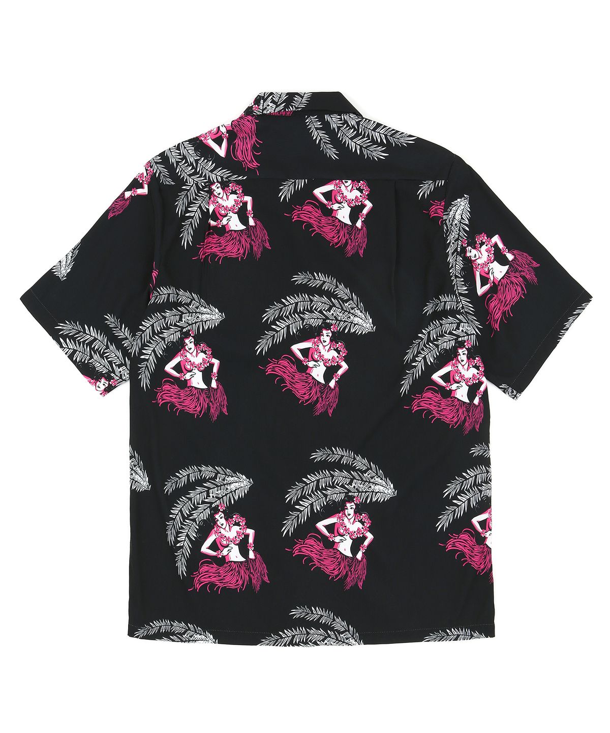 고저(GOZER) HULA GIRL HAWAIIAN SHIRT