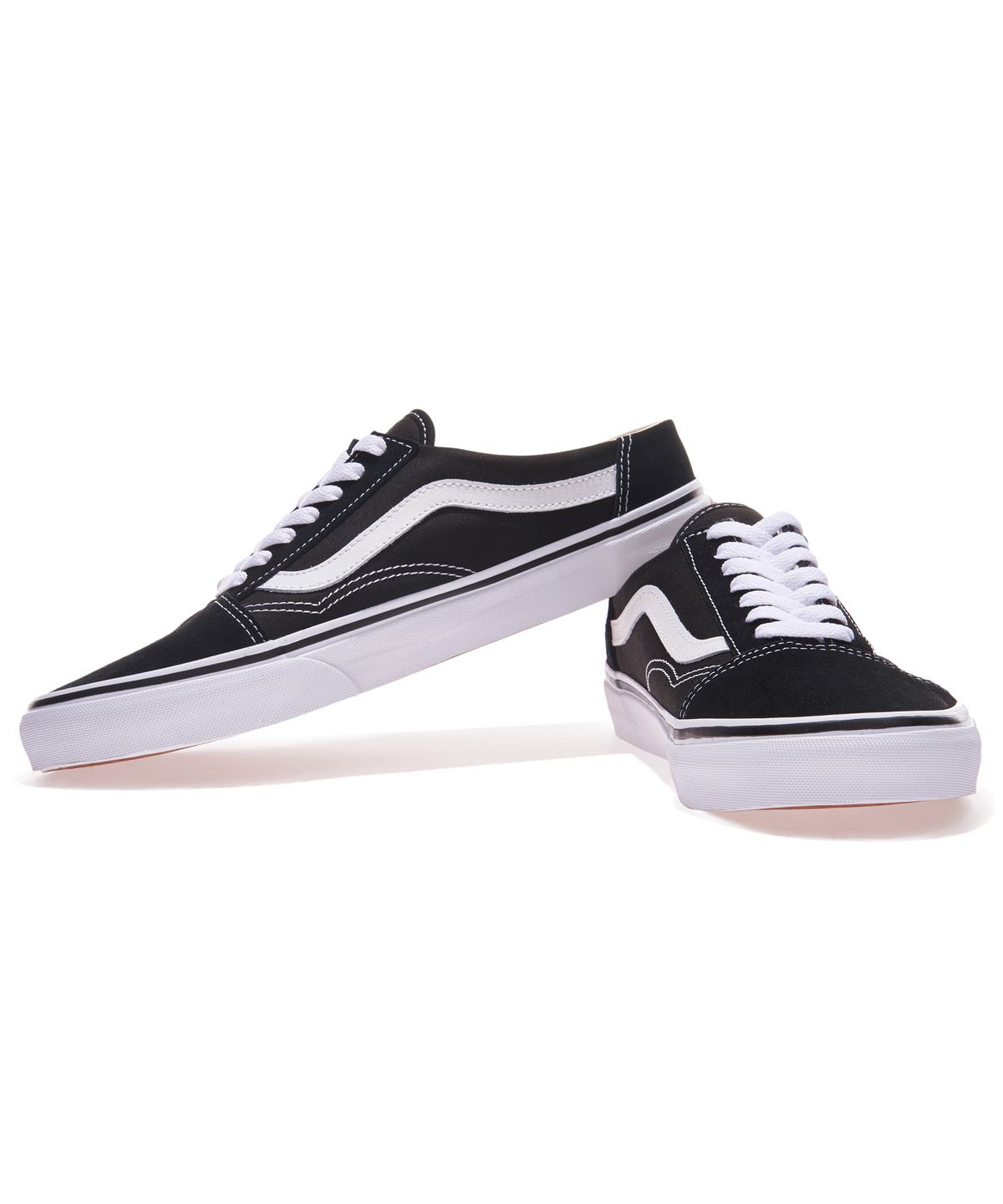 반스(VANS) 올드스쿨 뮬 - 블랙:화이트 / VN0A3MUS6BT1