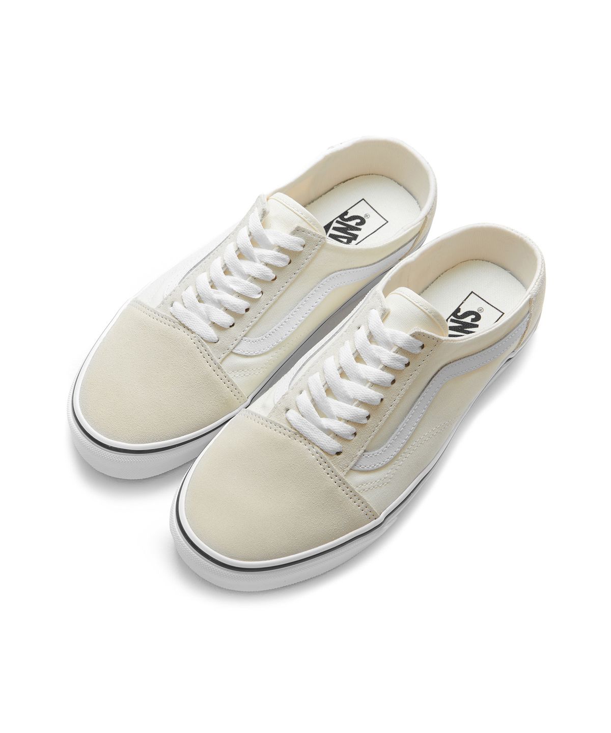 반스(VANS) 올드스쿨 뮬 - 클래식화이트:트루화이트 / VN0A3MUSFRL1