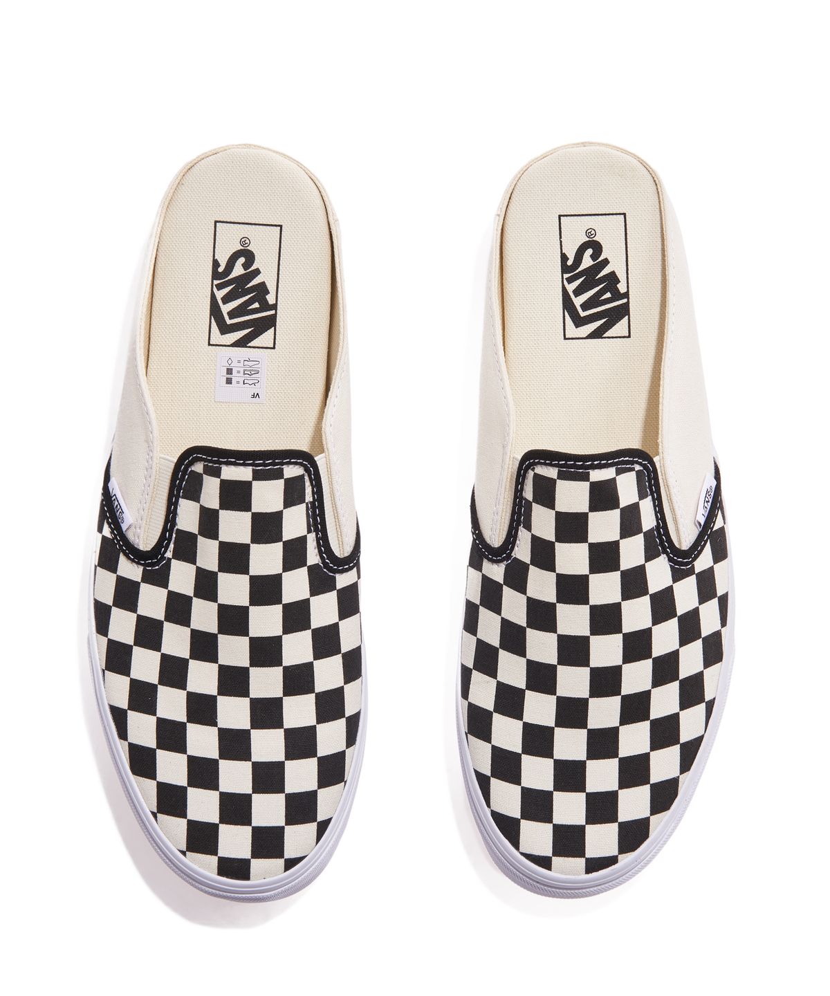 반스(VANS) 클래식 슬립온 뮬 - (체커보드) 블랙:화이트/ VN0004KTEO11