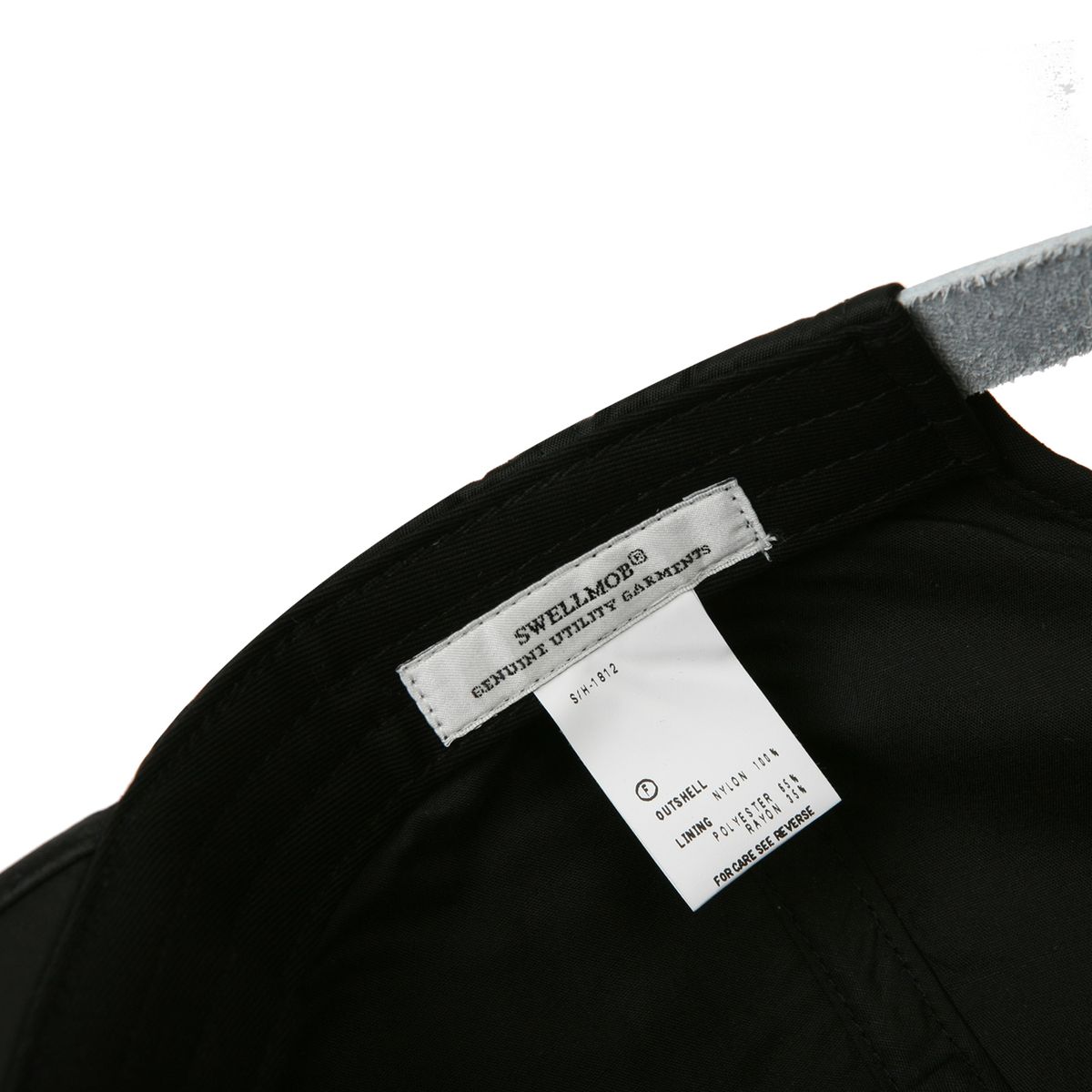 스웰맙(SWELLMOB) swellmob NYLON trucker cap -black-
