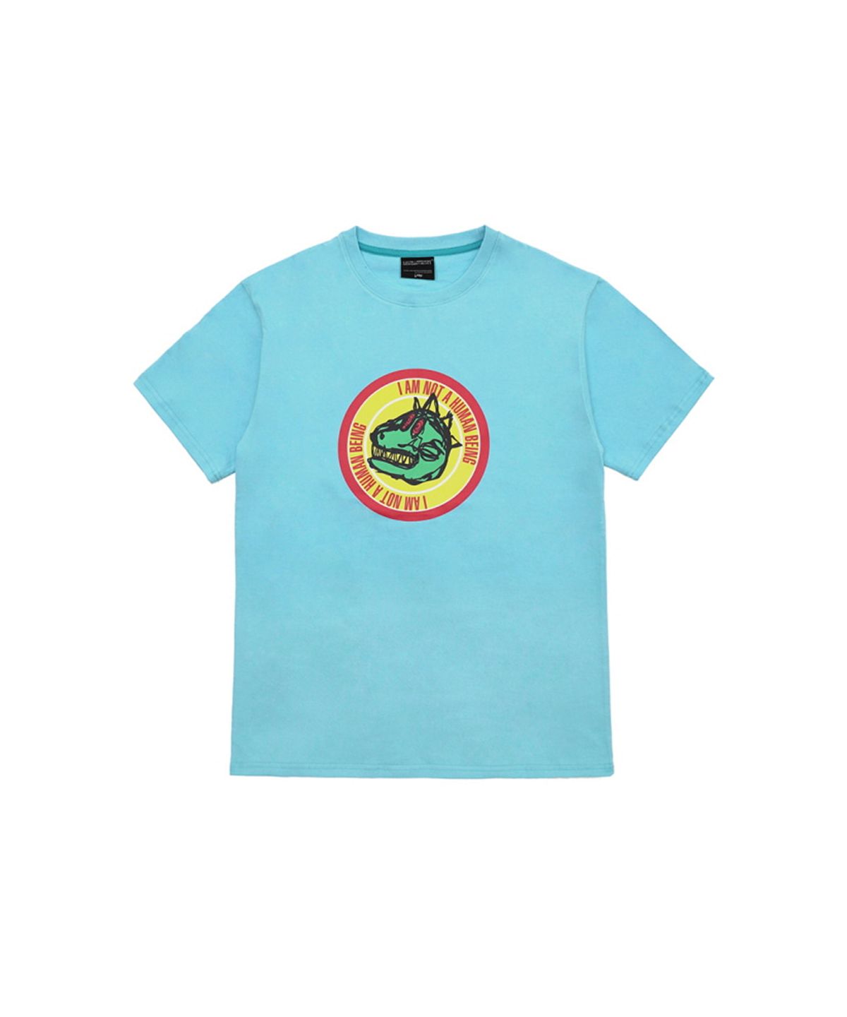 아임낫어휴먼비잉(I AM NOT A HUMAN BEING) DINO LOGO T-SHIRT - SKY BLUE
