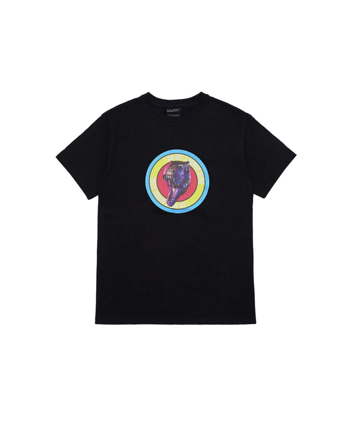 아임낫어휴먼비잉(I AM NOT A HUMAN BEING) DINO LOGO 5 T-SHIRT - BLACK