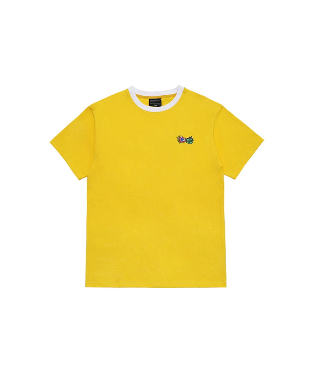 아임낫어휴먼비잉(I AM NOT A HUMAN BEING) FIRE CRACKER LOGO T-SHIRT - YELLOW