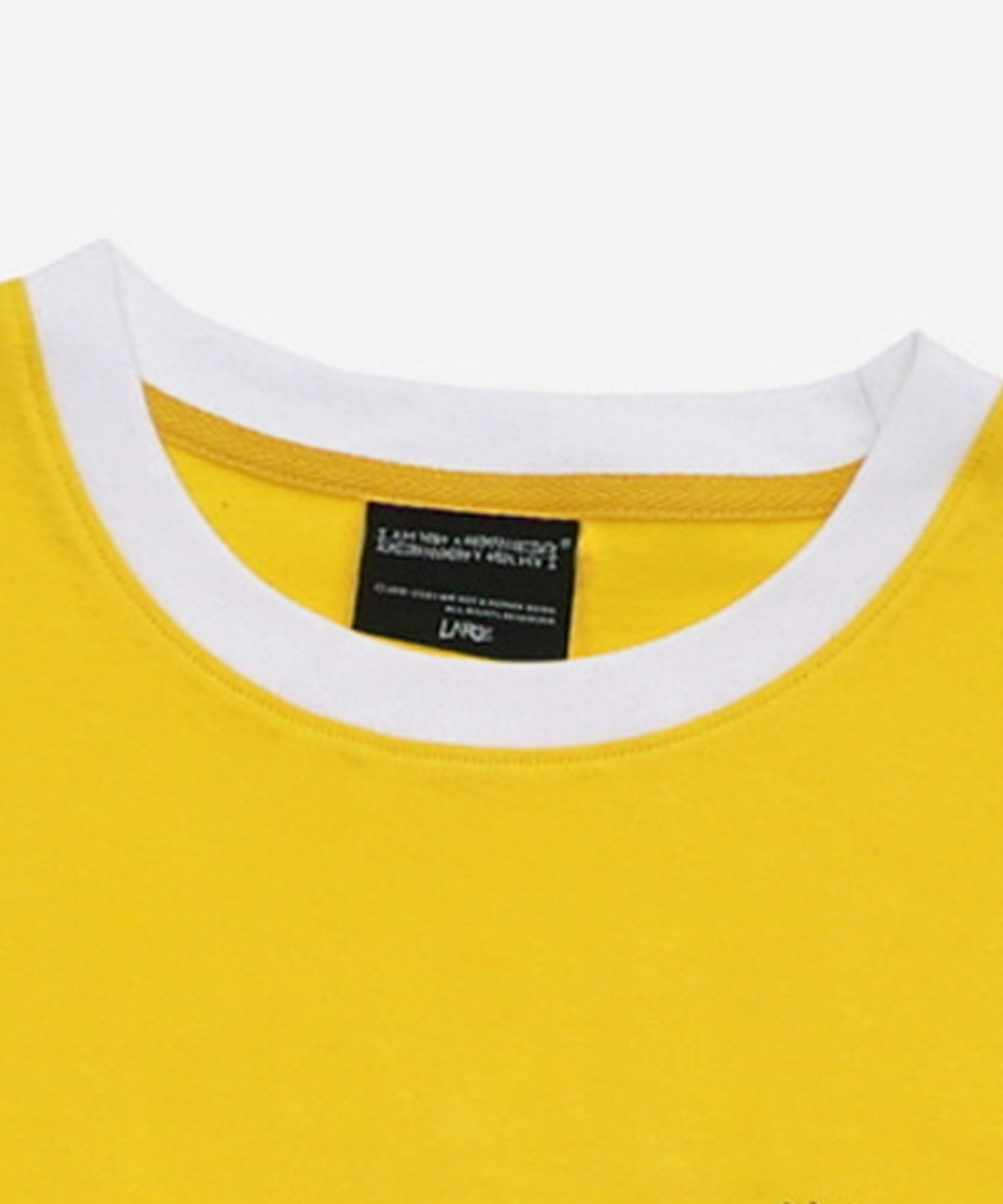 아임낫어휴먼비잉(I AM NOT A HUMAN BEING) FIRE CRACKER LOGO T-SHIRT - YELLOW