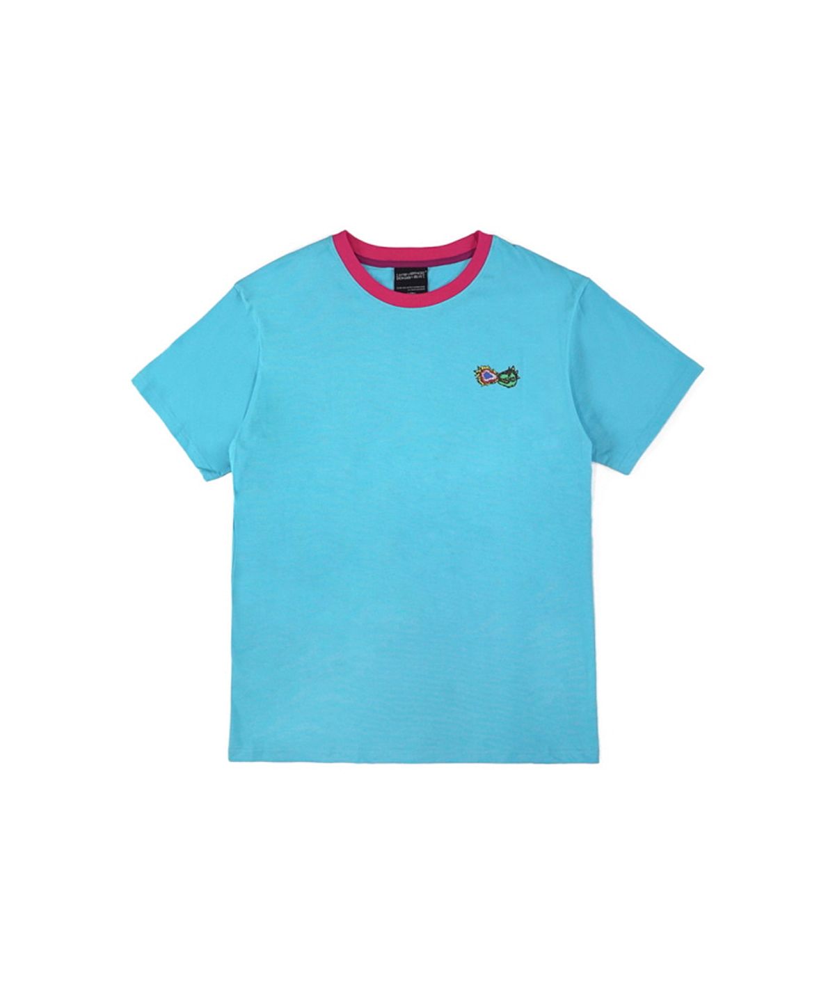 아임낫어휴먼비잉(I AM NOT A HUMAN BEING) FIRE CRACKER LOGO T-SHIRT - SKY BLUE
