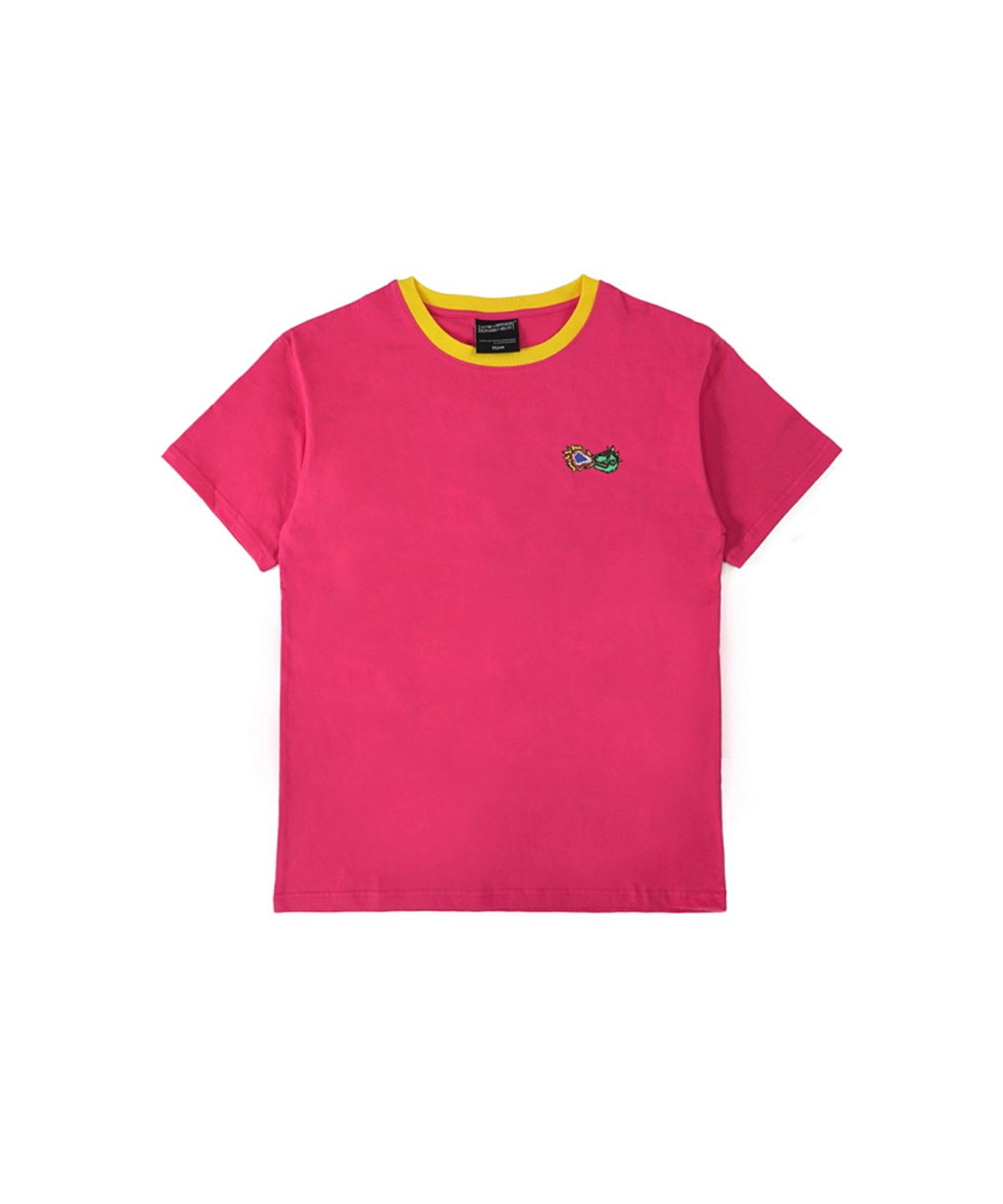 아임낫어휴먼비잉(I AM NOT A HUMAN BEING) FIRE CRACKER LOGO T-SHIRT - HOT PINK