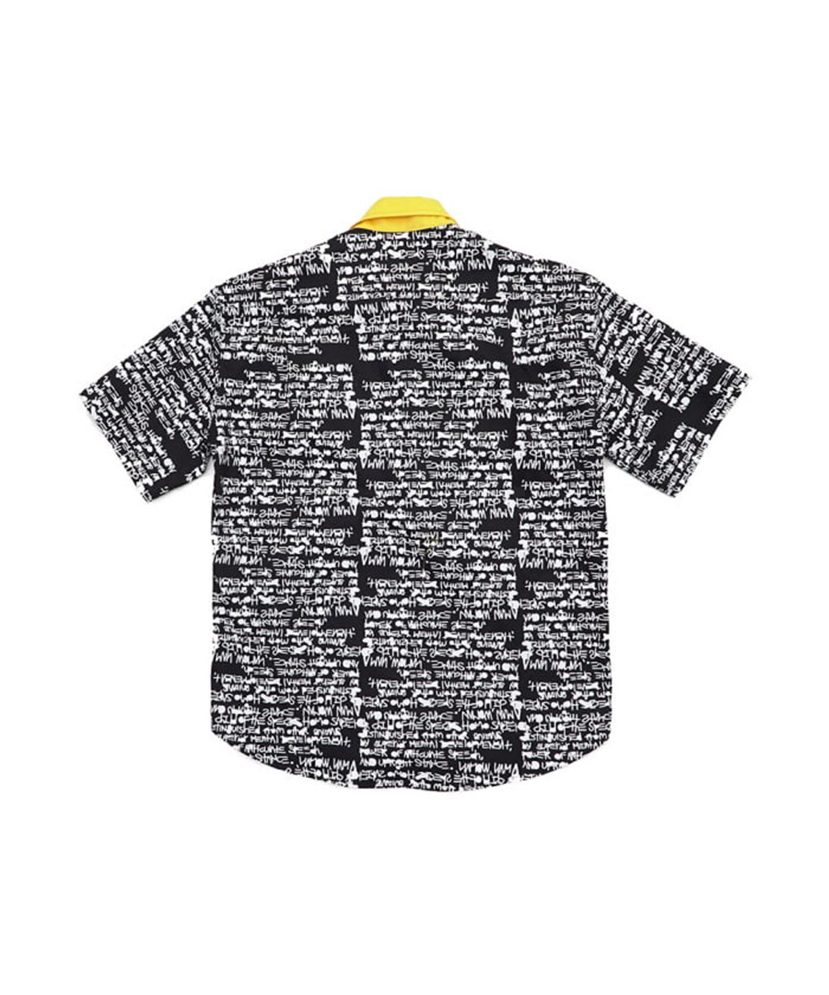 아임낫어휴먼비잉(I AM NOT A HUMAN BEING) NOT A HUMANBEING HAWAIIAN SHIRTS - BLACK