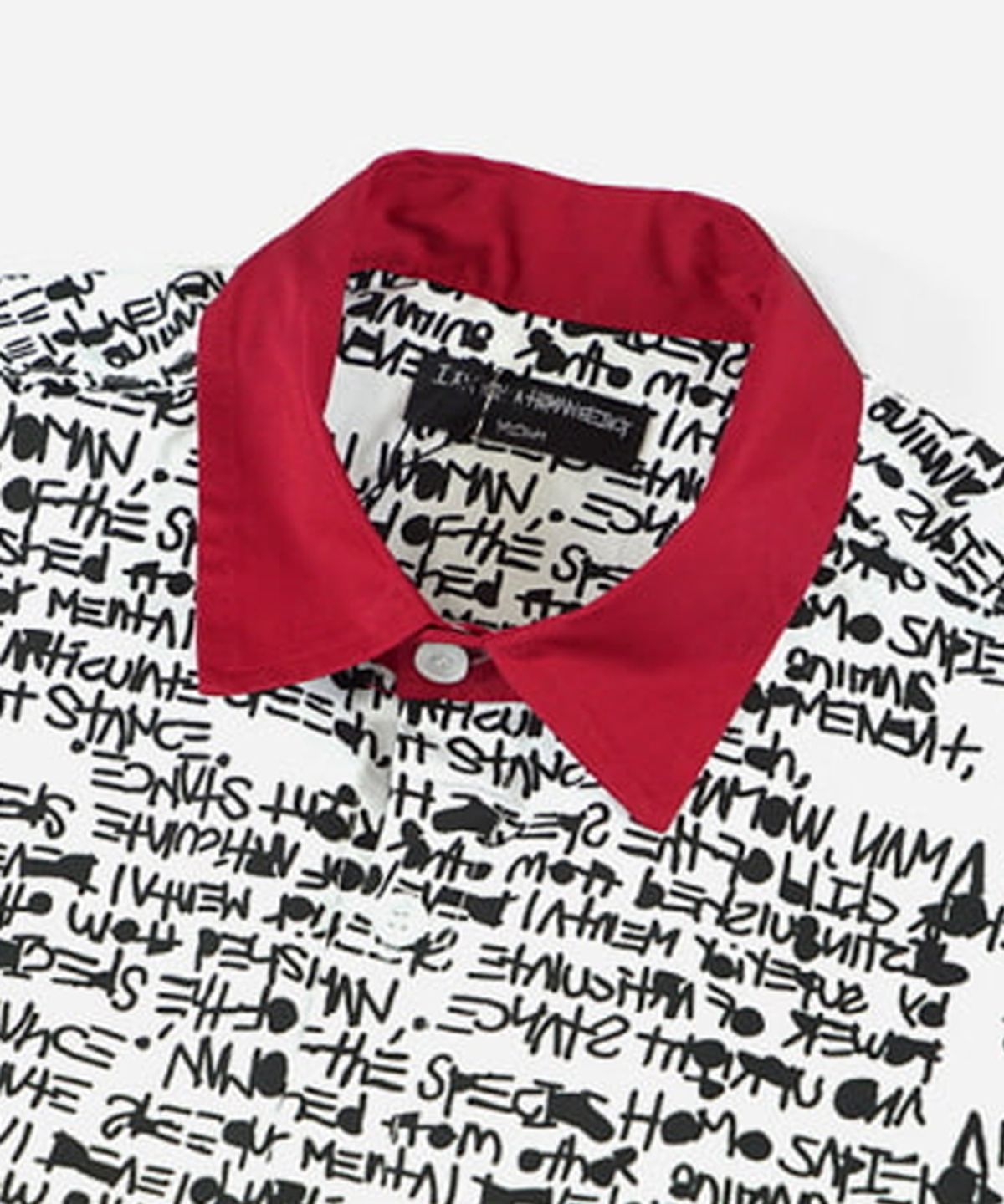 아임낫어휴먼비잉(I AM NOT A HUMAN BEING) NOT A HUMANBEING HAWAIIAN SHIRTS - WHITE