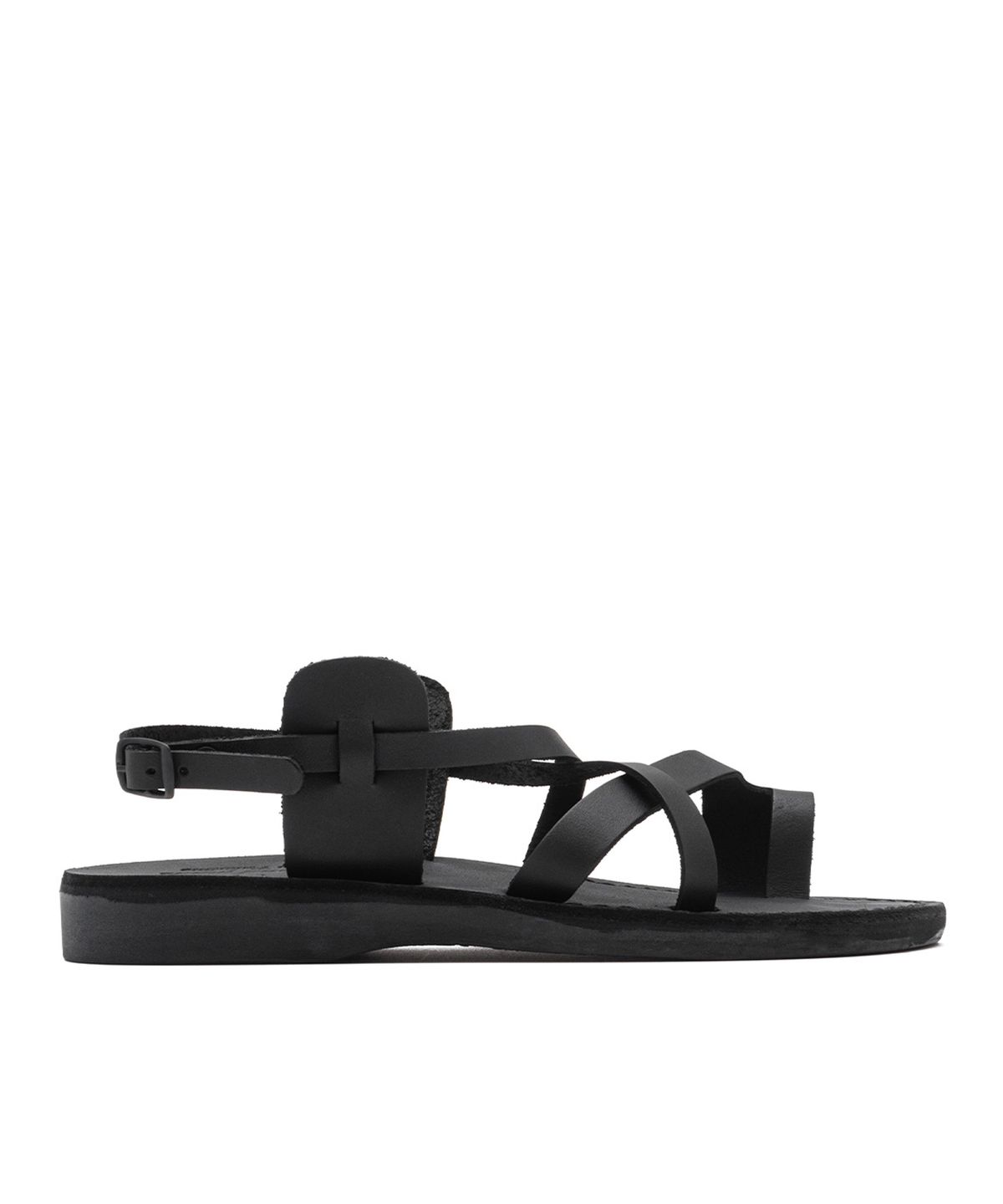 예루살렘 샌들(JERUSALEM SANDALS) 6 THE GOOD SHEPHERD BUCKLE-BLACK (더 굿 셰퍼드 버클)