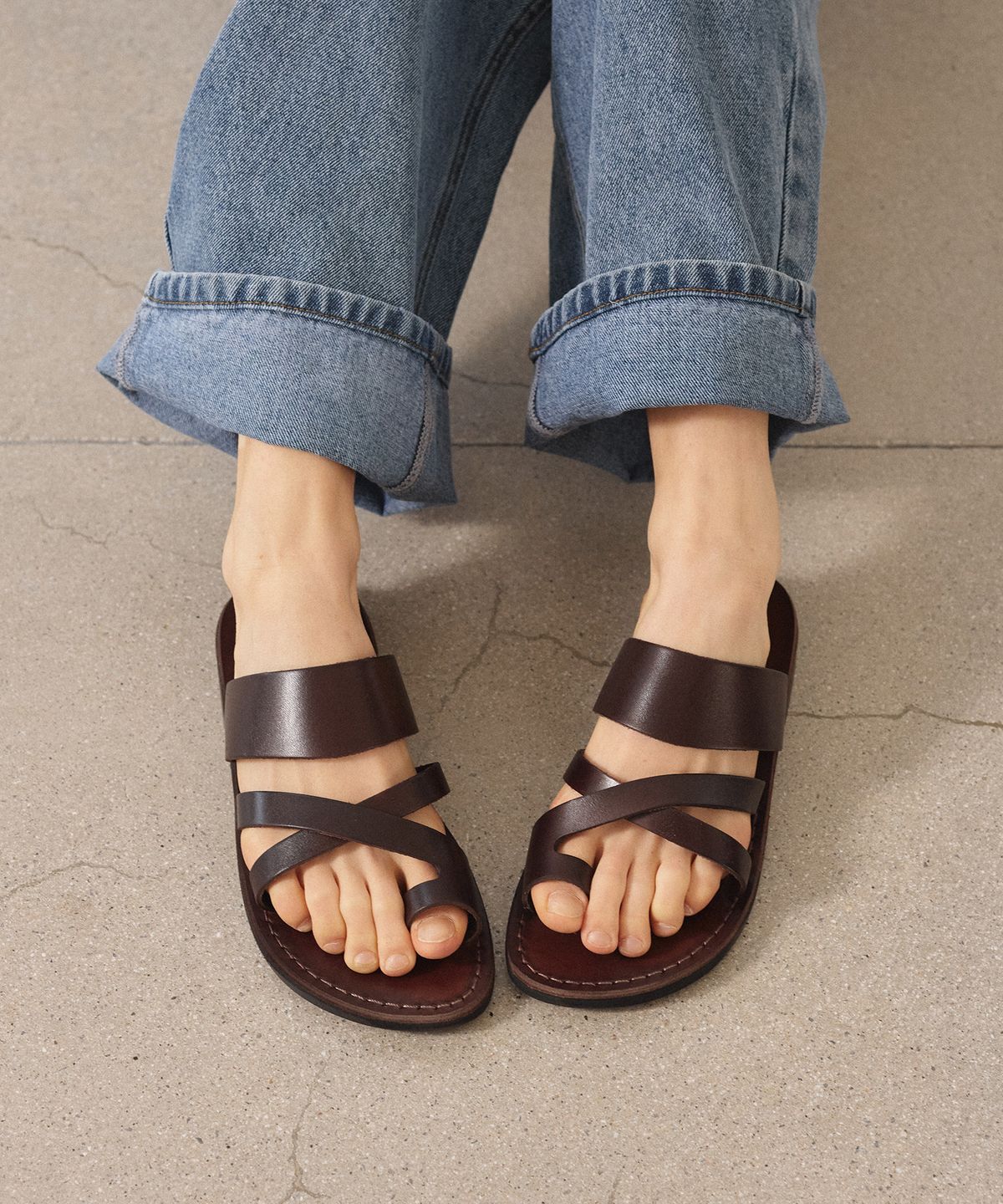 예루살렘 샌들(JERUSALEM SANDALS) 8 THE GOOD SHEPHERD_BROWN (더 굿 셰퍼드)