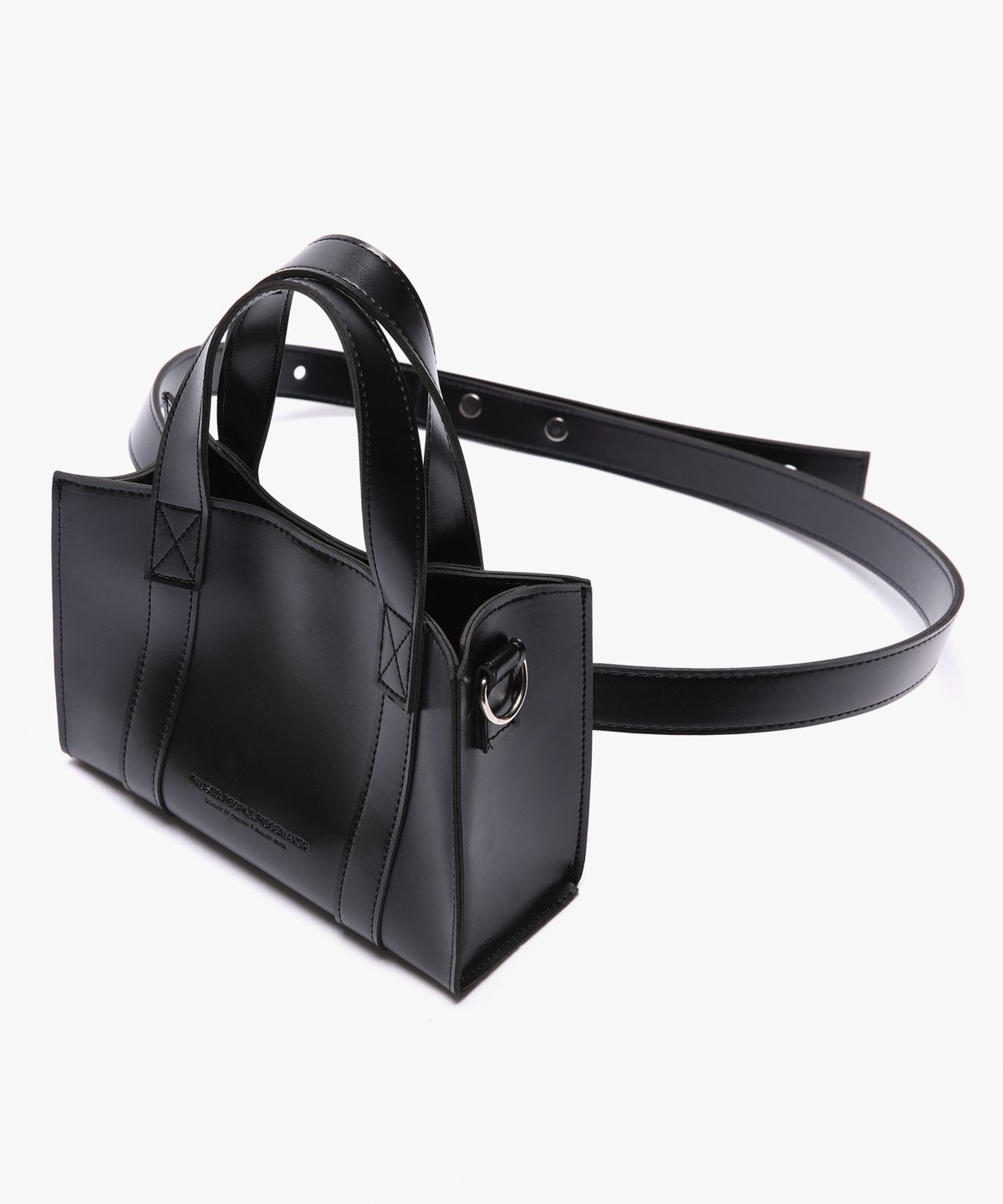피스메이커(PIECE MAKER) LEATHER 3WAY MINI BAG (BLACK)