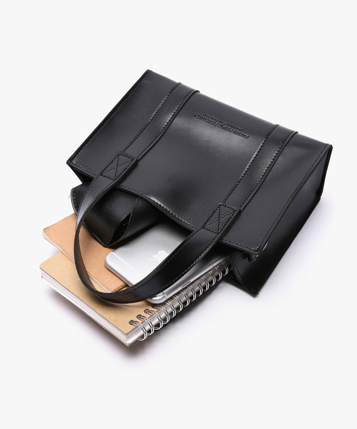피스메이커(PIECE MAKER) LEATHER 3WAY MINI BAG (BLACK)