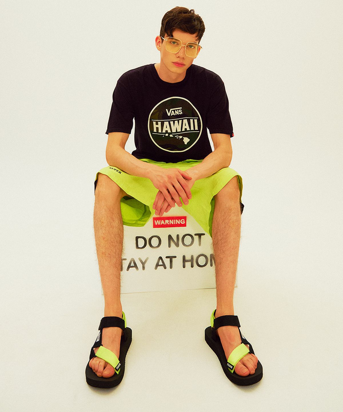 페가도르(PEGADOR) LLUVIA BLK/NEON