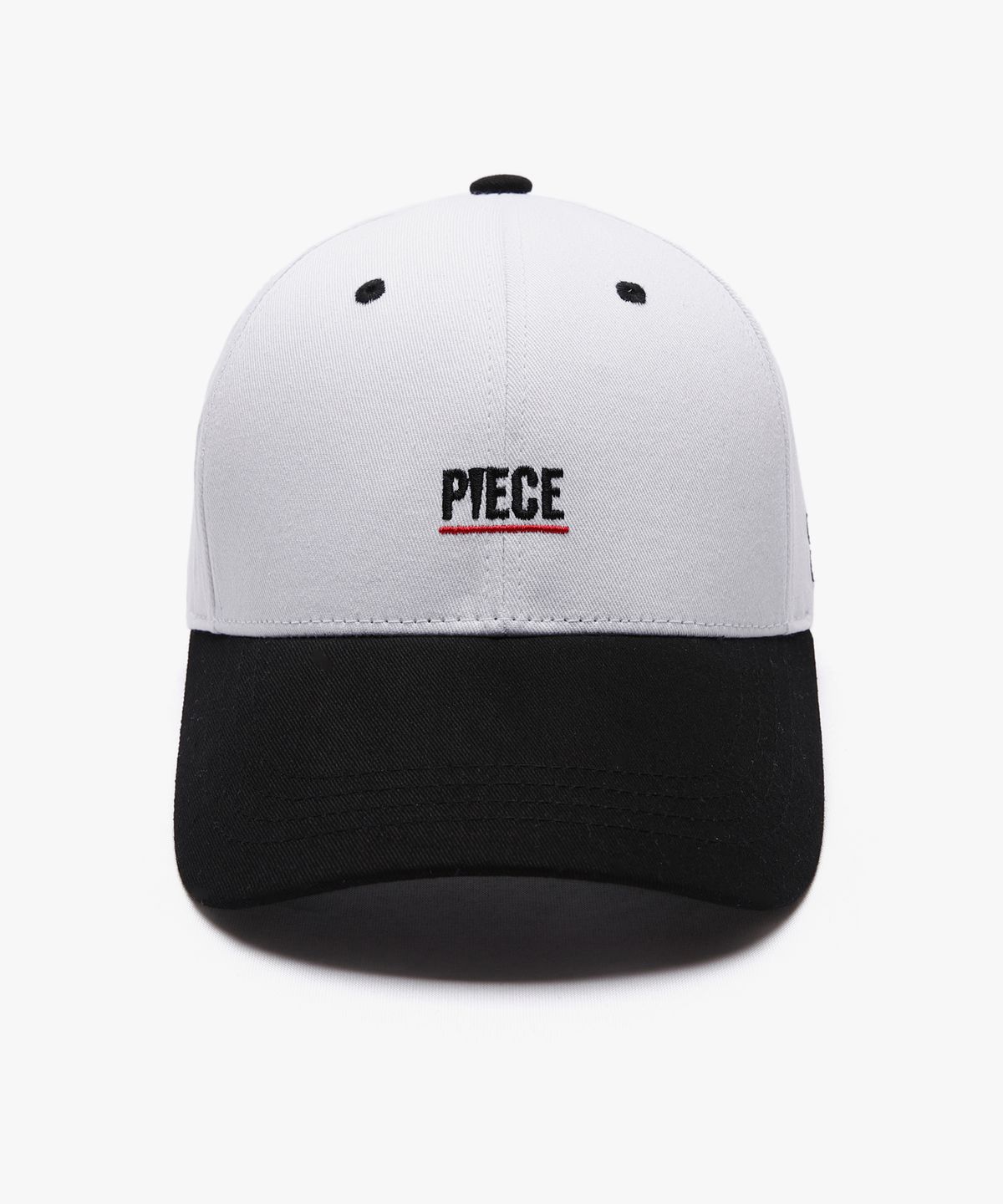 피스메이커(PIECE MAKER) PIECE HARD 6P CAP (BLACK WHITE)