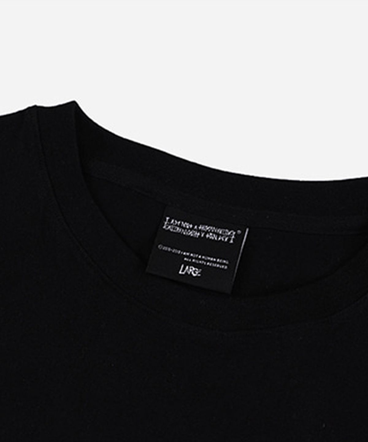아임낫어휴먼비잉(I AM NOT A HUMAN BEING) MADNESS COLLAGE T-SHIRT - BLACK