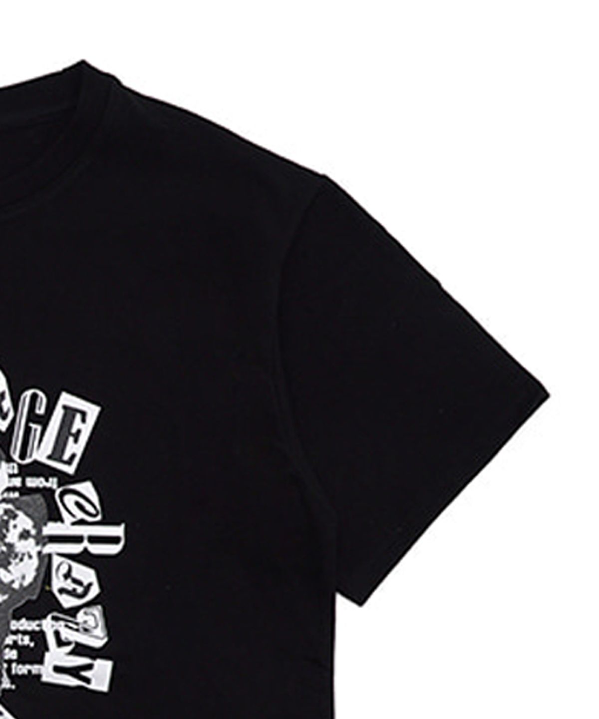 아임낫어휴먼비잉(I AM NOT A HUMAN BEING) MADNESS COLLAGE T-SHIRT - BLACK
