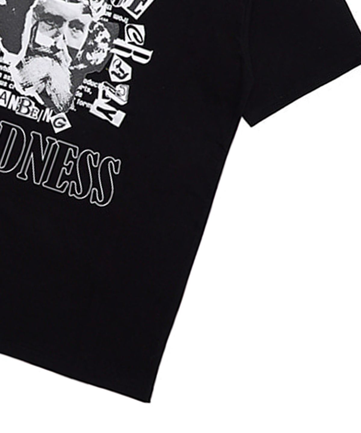 아임낫어휴먼비잉(I AM NOT A HUMAN BEING) MADNESS COLLAGE T-SHIRT - BLACK