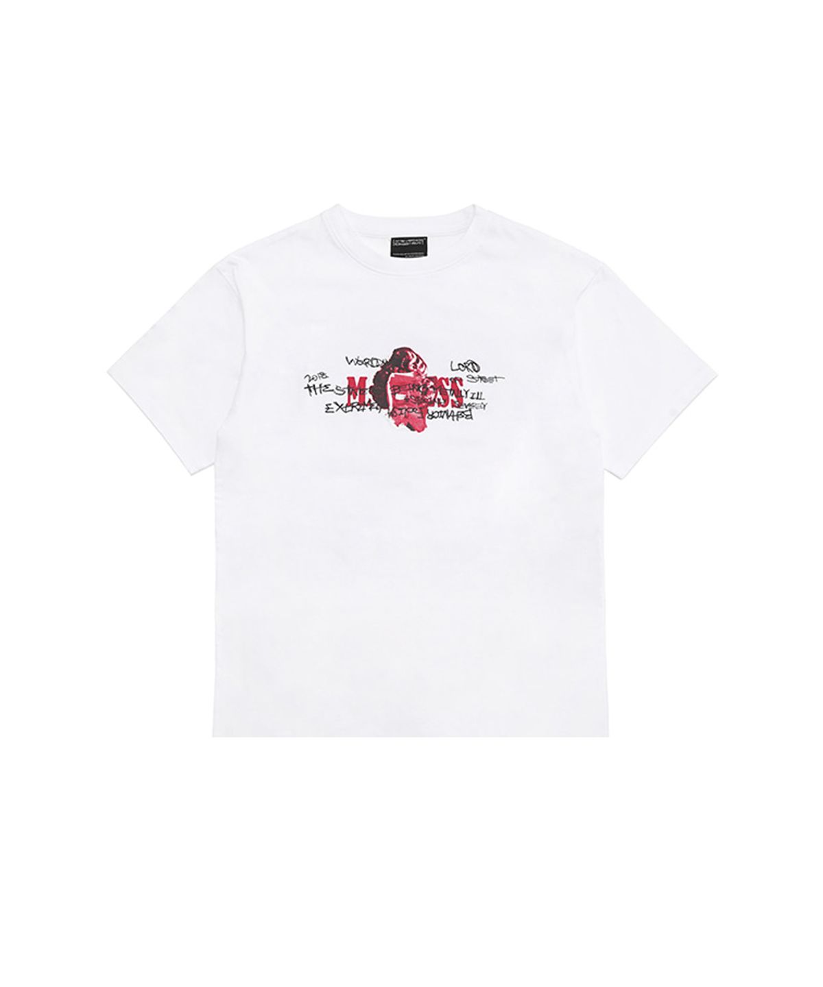 아임낫어휴먼비잉(I AM NOT A HUMAN BEING) MADNESS DOODLE T-SHIRT - WHITE