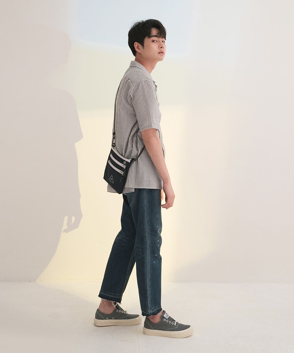 에이지 그레이(AGED GRAY) 세컨드사코슈(네이비)