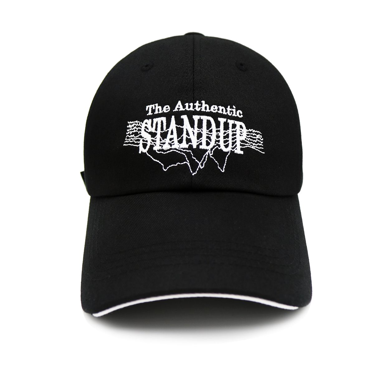 스탠드업(STANDUP) XVIII_시그널  블랙 컬러 볼캡(레귤러핏)