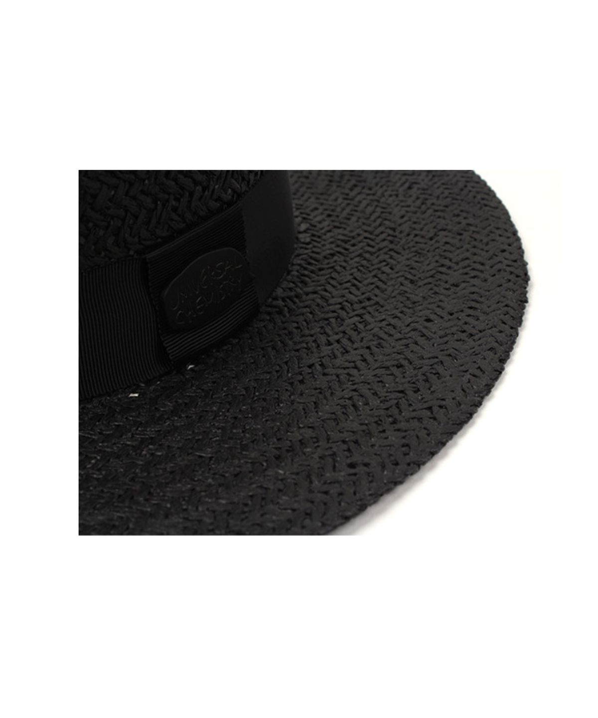 유니버셜 케미스트리(UNIVERSAL CHEMISTRY) Home Black Flat Fedora 썸머페도라