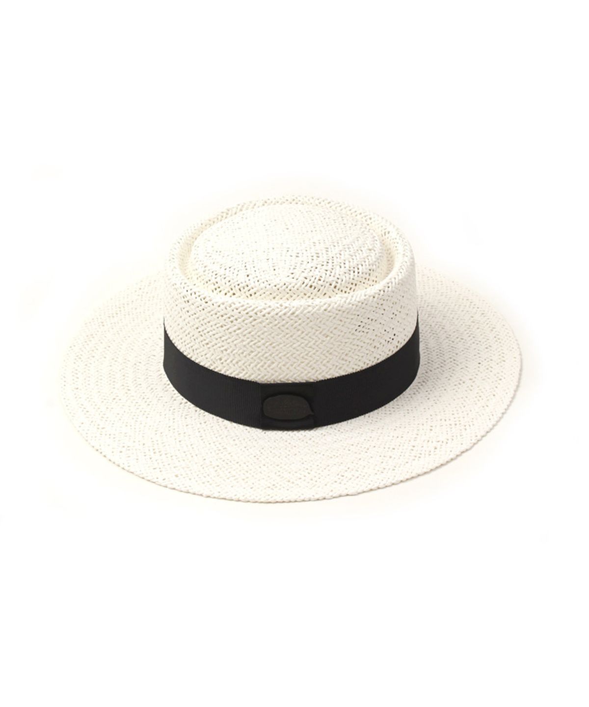유니버셜 케미스트리(UNIVERSAL CHEMISTRY) Home White Flat Fedora 썸머페도라