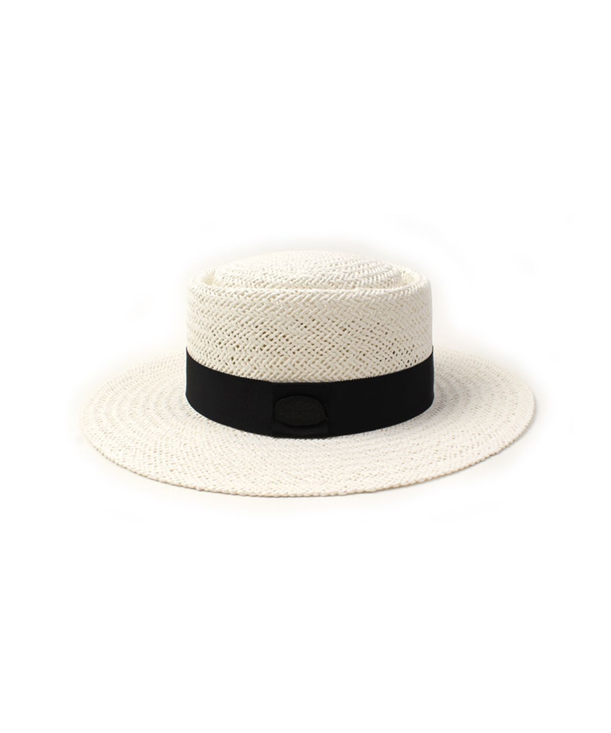 유니버셜 케미스트리(UNIVERSAL CHEMISTRY) Home White Flat Fedora 썸머페도라