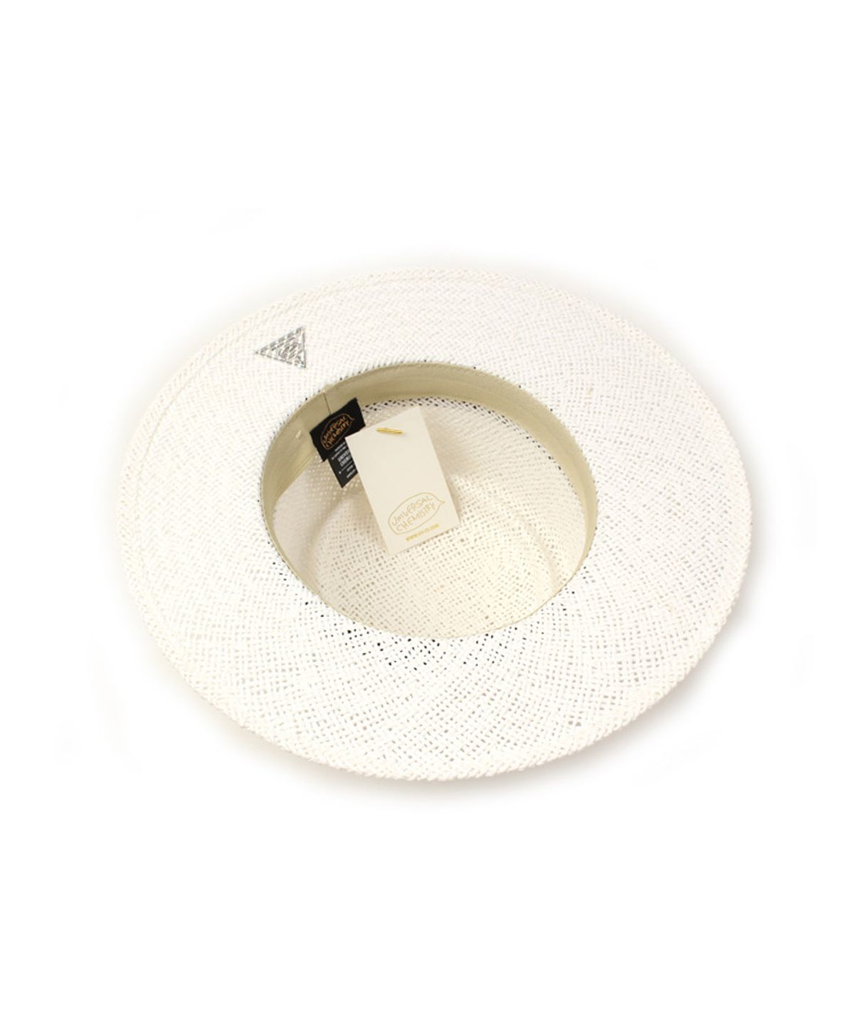 유니버셜 케미스트리(UNIVERSAL CHEMISTRY) Home White Flat Fedora 썸머페도라