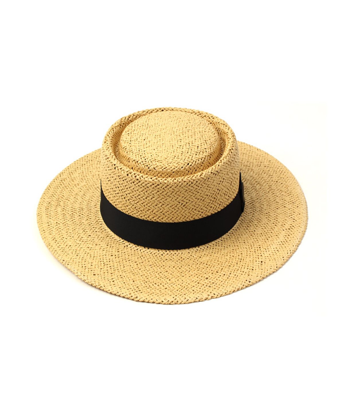 유니버셜 케미스트리(UNIVERSAL CHEMISTRY) Home Beige Flat Fedora 썸머페도라