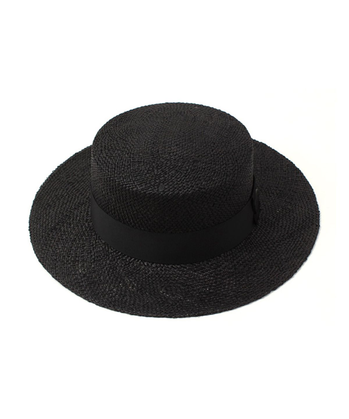 유니버셜 케미스트리(UNIVERSAL CHEMISTRY) Bau Black Flat Fedora 썸머페도라
