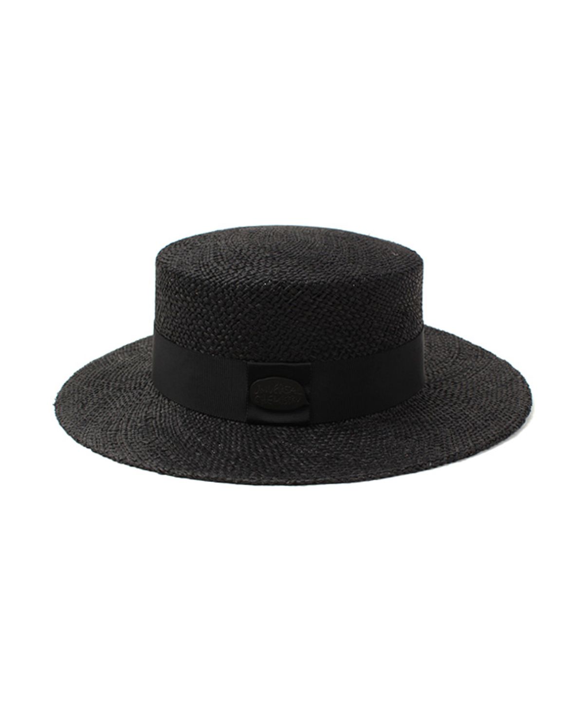 유니버셜 케미스트리(UNIVERSAL CHEMISTRY) Bau Black Flat Fedora 썸머페도라