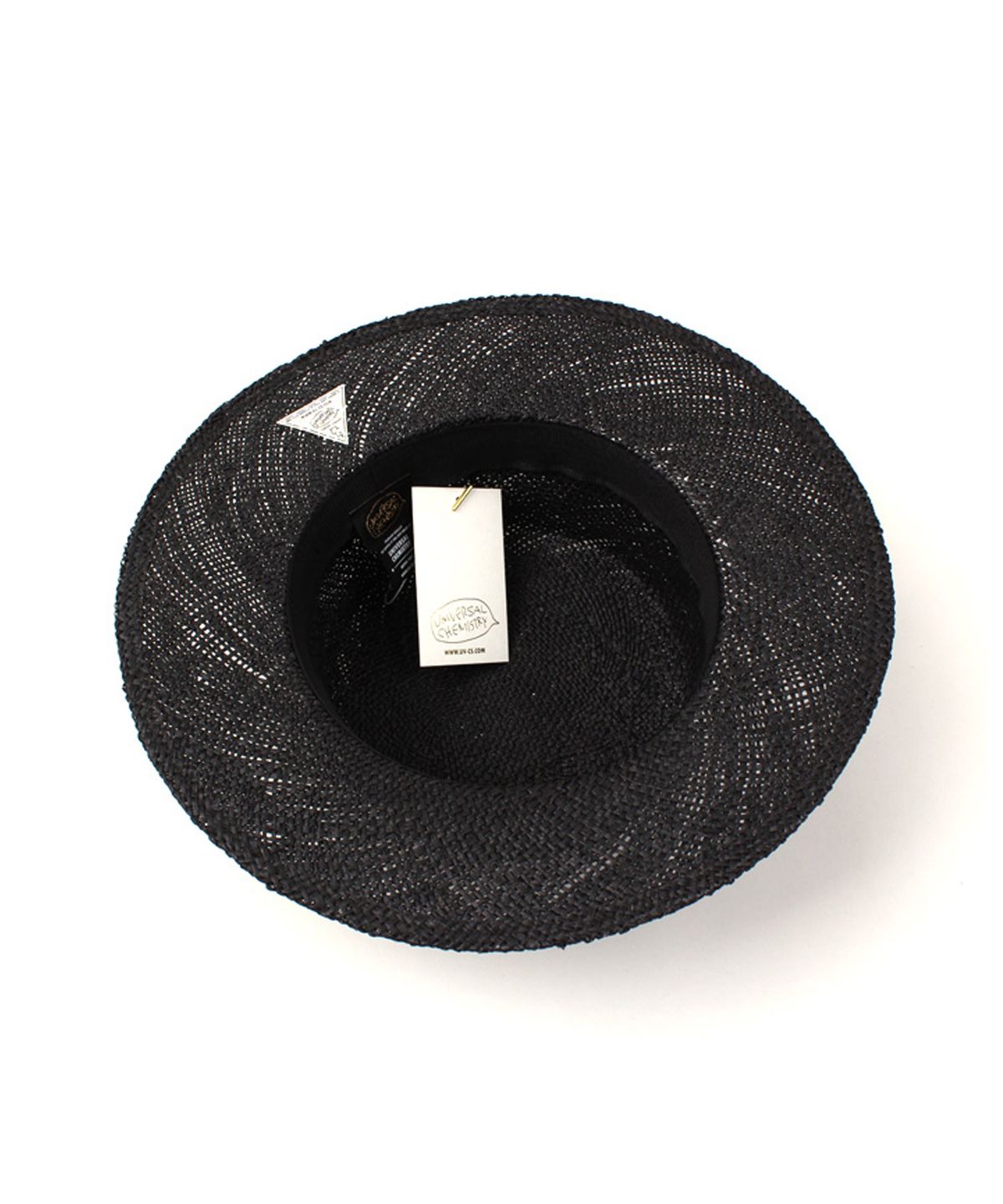 유니버셜 케미스트리(UNIVERSAL CHEMISTRY) Bau Black Flat Fedora 썸머페도라