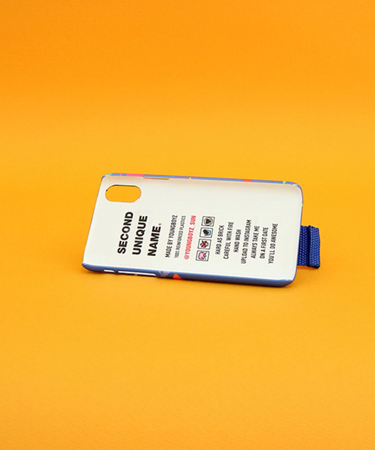 세컨드유니크네임(SECOND UNIQUE NAME) SUN CASE GRAPHIC FLOWER BLUE BLUE (BELT)
