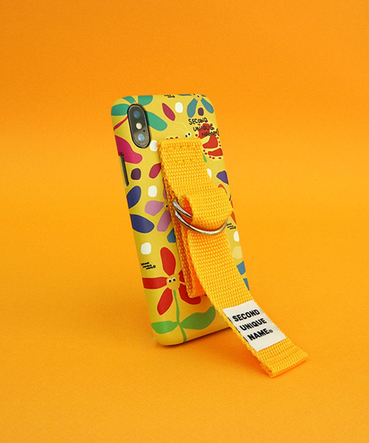 세컨드유니크네임(SECOND UNIQUE NAME) SUN CASE GRAPHIC FLOWER YELLOW YELLOW (BELT)