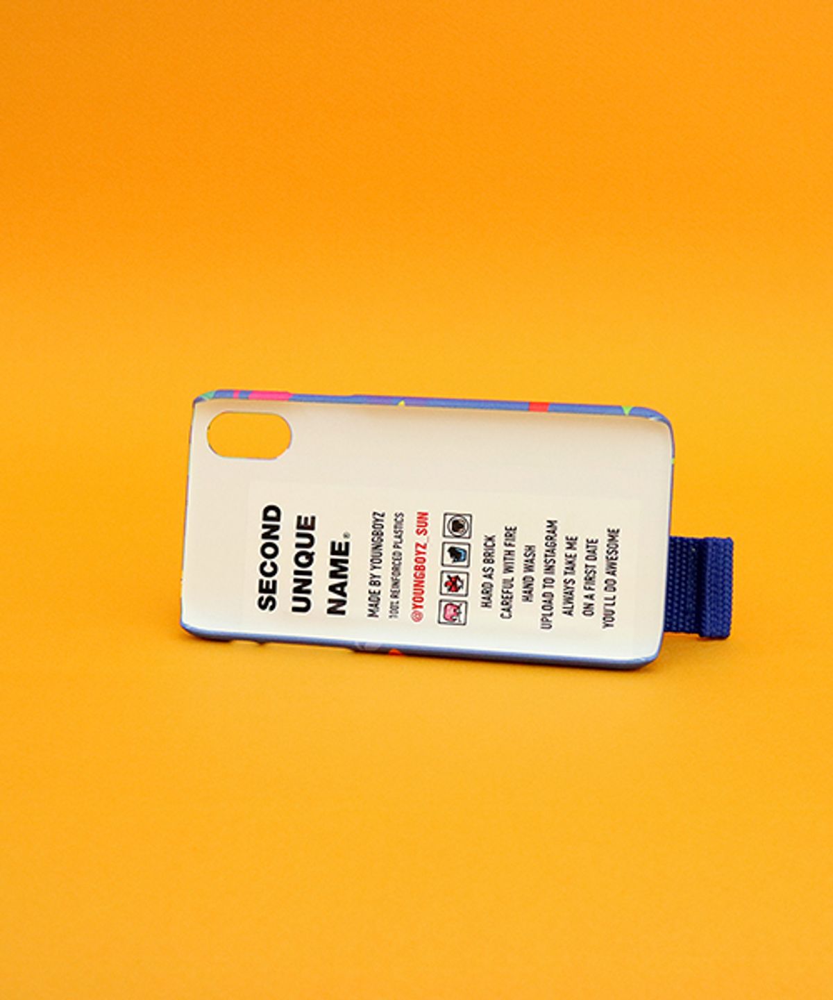 세컨드유니크네임(SECOND UNIQUE NAME) SUN CASE GRAPHIC FLOWER BLUE BLUE (CARD)