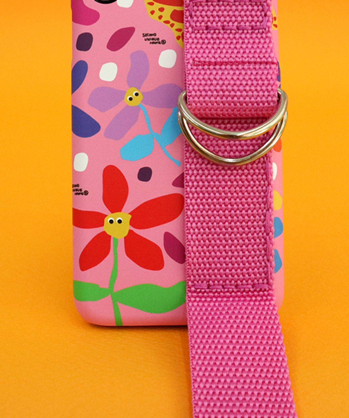 세컨드유니크네임(SECOND UNIQUE NAME) SUN CASE GRAPHIC FLOWER PINK PINK (CARD)