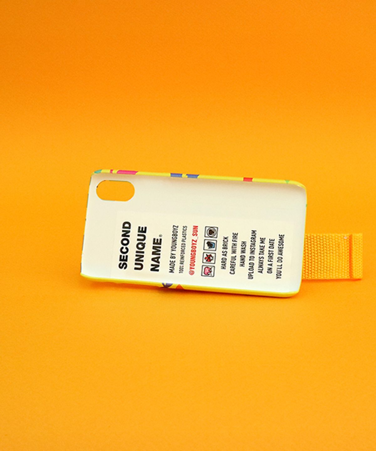 세컨드유니크네임(SECOND UNIQUE NAME) SUN CASE GRAPHIC FLOWER YELLOW YELLOW (CARD)