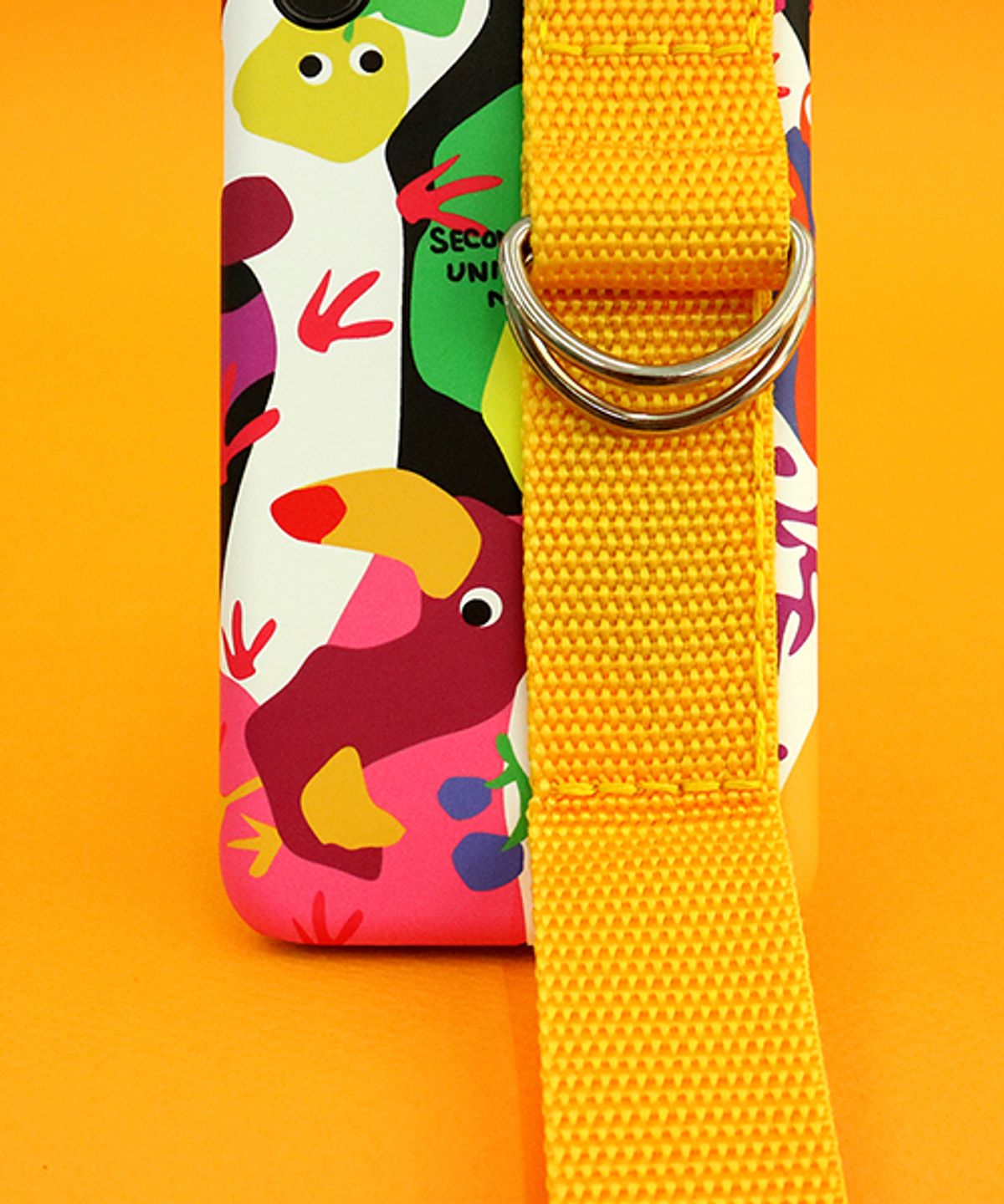 세컨드유니크네임(SECOND UNIQUE NAME) SUN CASE GRAPHIC FRUIT WHITE YELLOW (CARD)